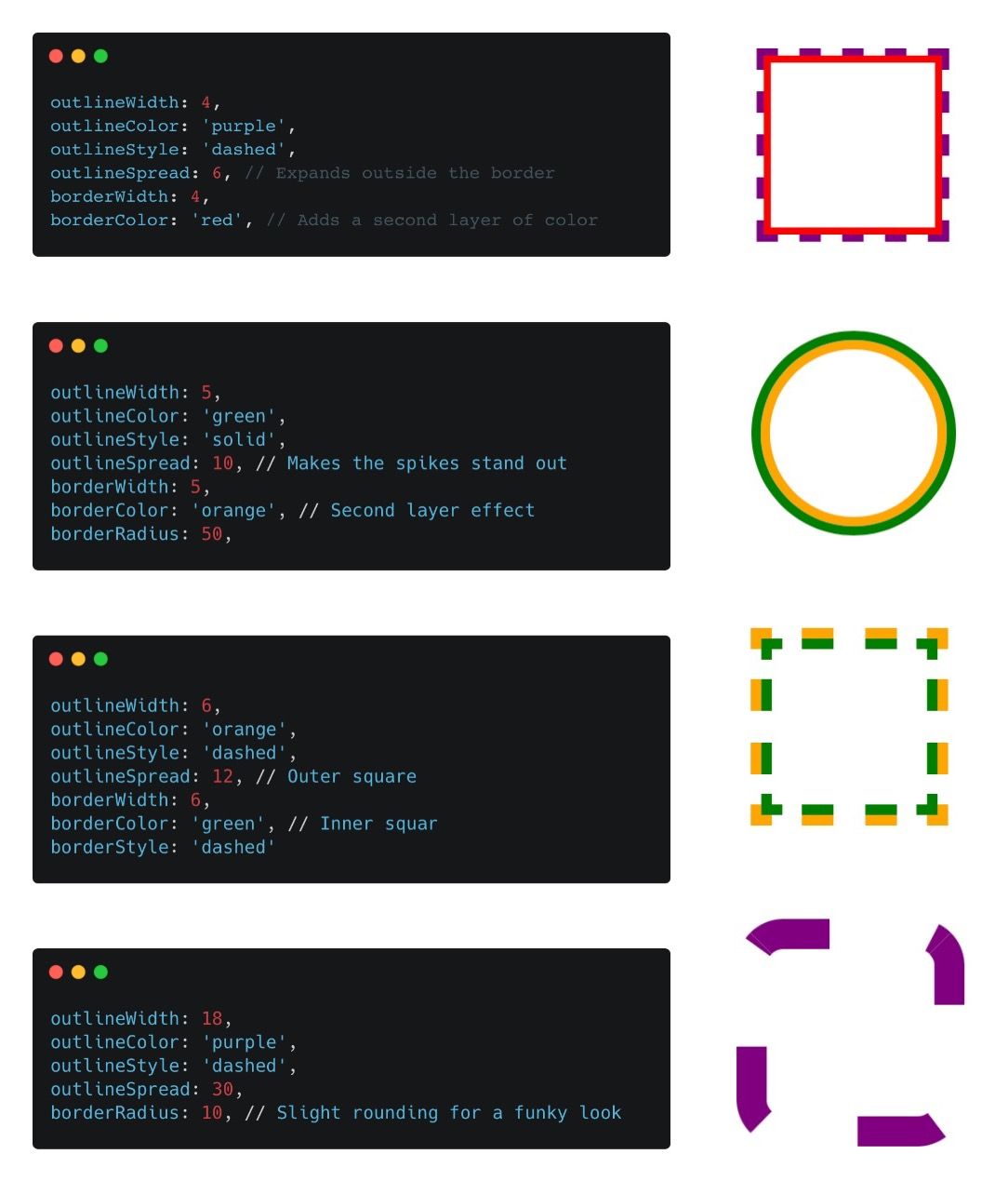 CSS_outline_and_border_styles_Code_snippets_and_visual_styles.jpeg